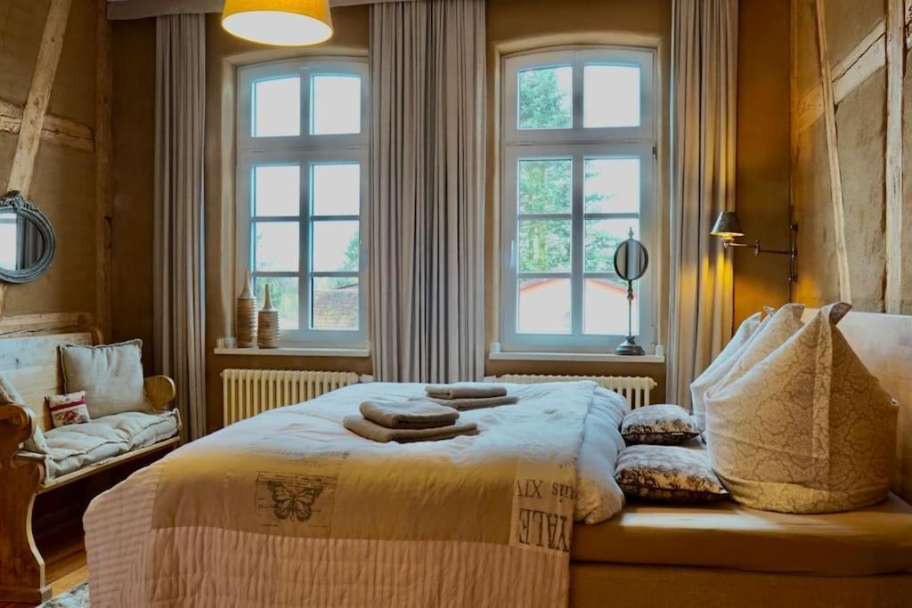 Ferienwohnung Alte Schule Chorin Schorfheide Luaran gambar